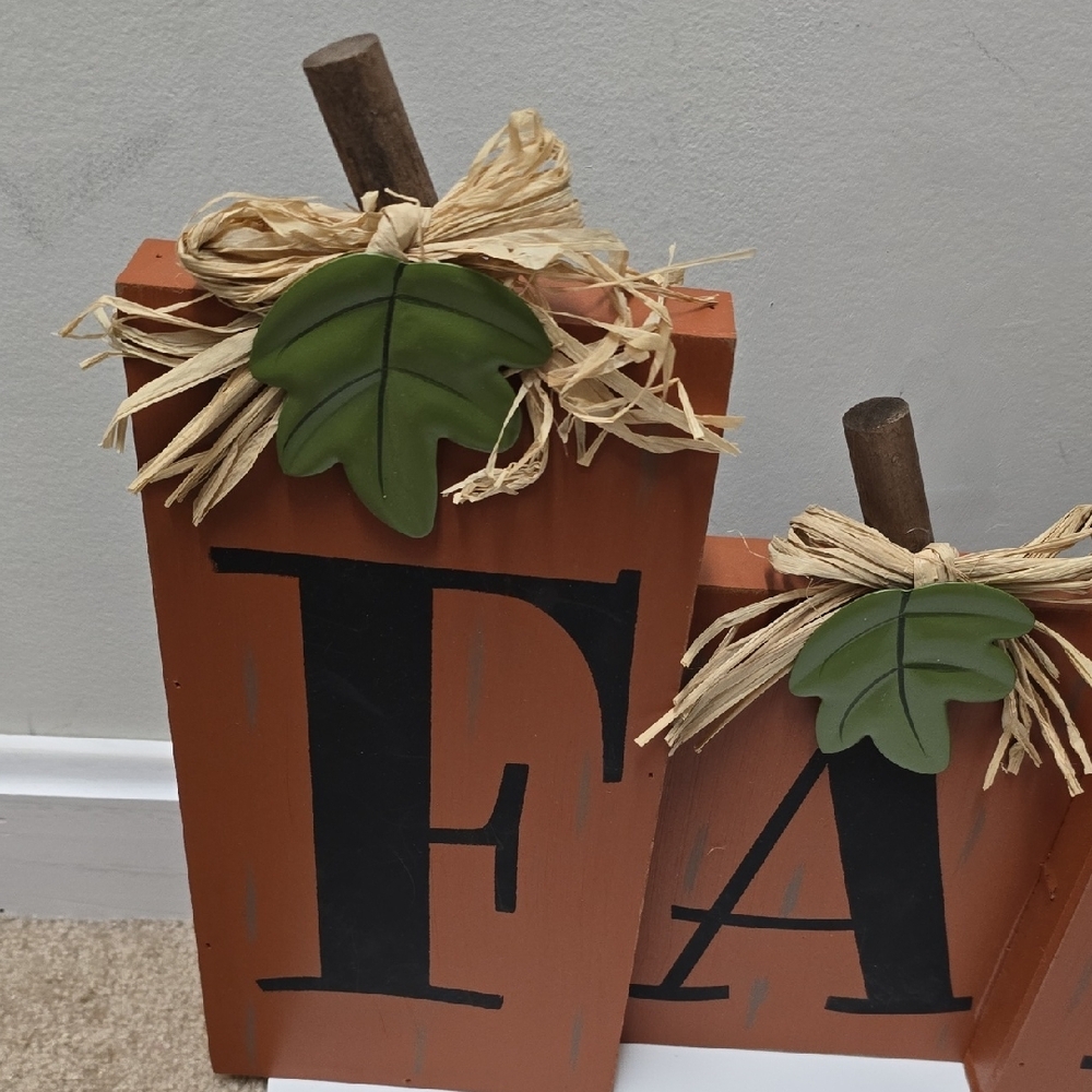 Rustic Fall Wooden Decor Sign - Picture 2 of 8